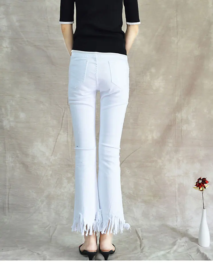 Новый тонкий стрейч Высокая Талия обтягивающие джинсы женские нуля носить Средства ухода за кожей стоп Винтаж цвет: черный, синий карандаш
