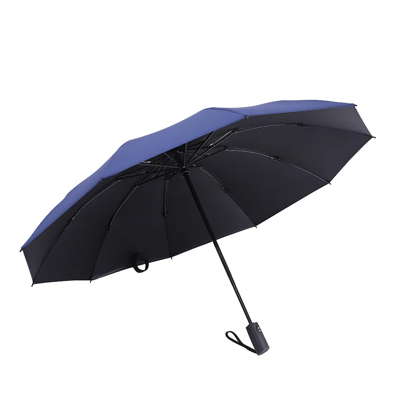 Yesello складной зонт от дождя для женщин и мужчин, Большой ветрозащитный зонт от солнца с черным покрытием, подарки, автоматический зонт для бизнесменов - Цвет: 6