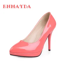 ENMAYDA 8 Couleurs Chaude De Mode à talons hauts Chaussures Femmes de Pompes Bout Pointu Mince Talon Doux Femmes Chaussures Sexy belle Chaussures Simples