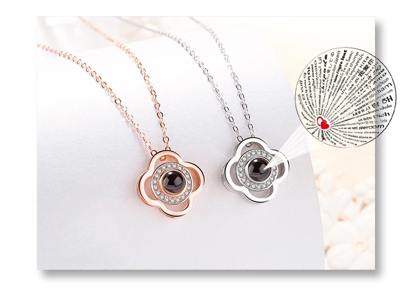 sterling sivler 100 language i love you eye pendant necklace 01