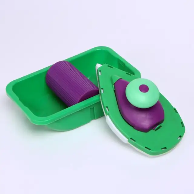 9pcs sponge Point And Paint Roller and Tray Set Household Painting Brush Decorative Tool Home Painting Brush Wall Decor Tool -