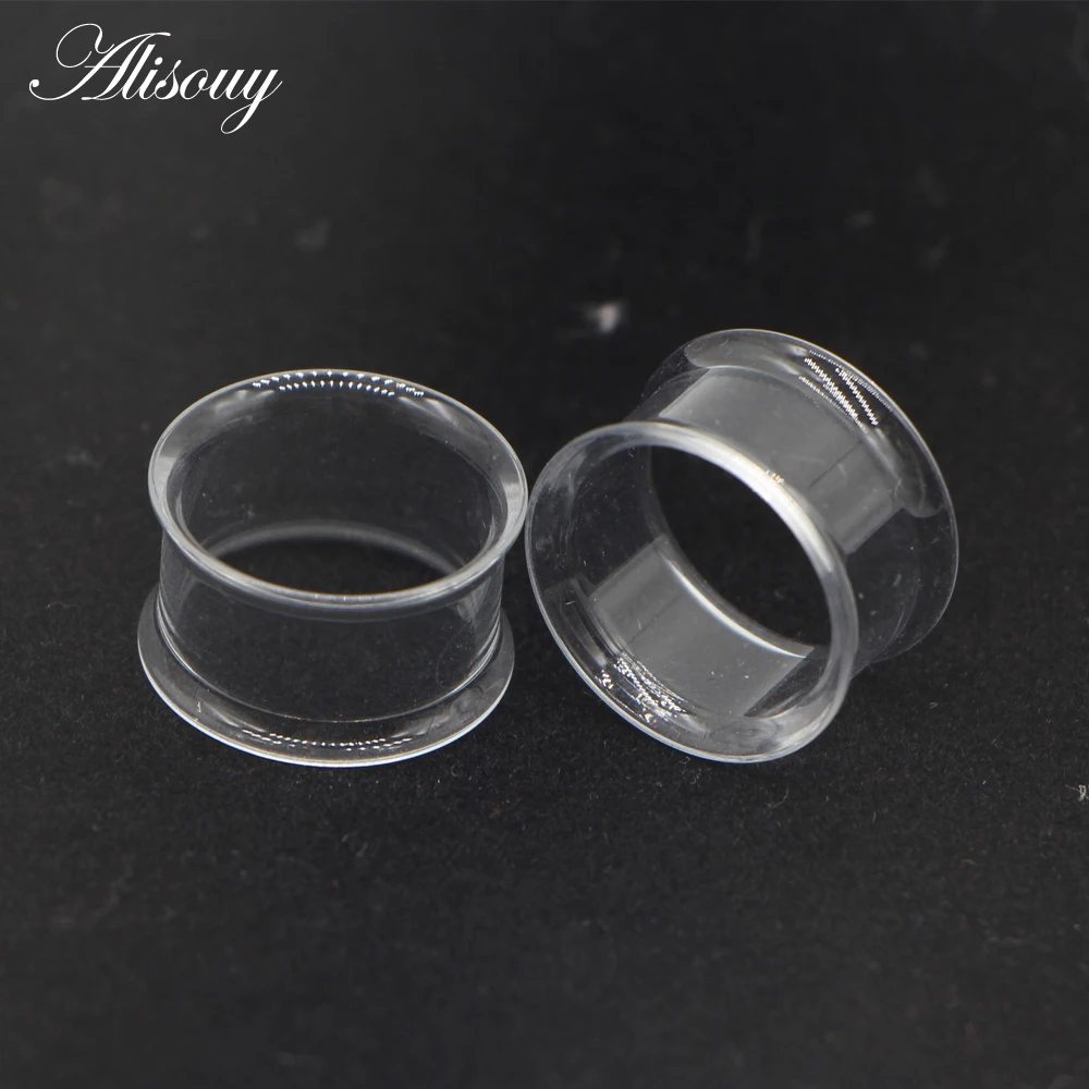 Piercing Jewelry 2pcs Acrylic Ear Tunnel Plug Ear Gauges Double Curved Saddle Expander Stretcher Body Jewelry piercing jewelry,ear piercing jewelry,body piercing jewelry,body jewelry