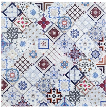 

PVC Modern Silk Loop Dust-proof Geometry Printed Foot Mat Doormat Tiles Design Outdoor Door Mats Shoes Scraper Bathroom Area Rug