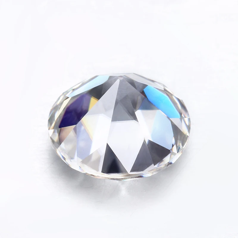 Lab Created White Round Old European Cut 10mm Moissanites Loose Gemstone For Jewelry. -