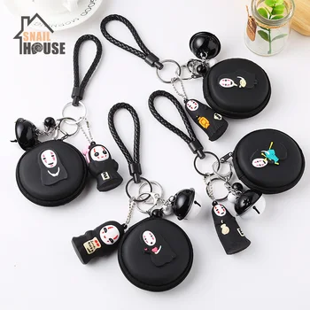 

Snailhouse New Cute Face Bell Pendant Wallet Organizer Cartoon Data Line Headset Coin Storage Bag Durable Portable Storage Case