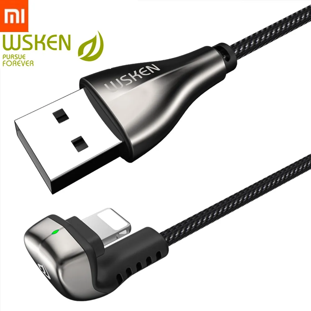 Xiaomi Wsken кабель usb type-C зарядный USB-C кабель для передачи данных для мобильного телефона плетеный кабель провод шнур