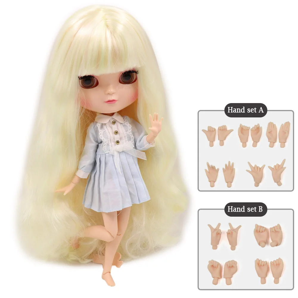 Кукла ICY DBS с маленькой грудью азон тело fortune days 280BL1017/400 желтый микс розовые волосы