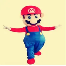 Горячее предложение Высокое качество EVA материал шлем быстрой настройки Марио маскоты костюмы унисекс мультфильм одежда