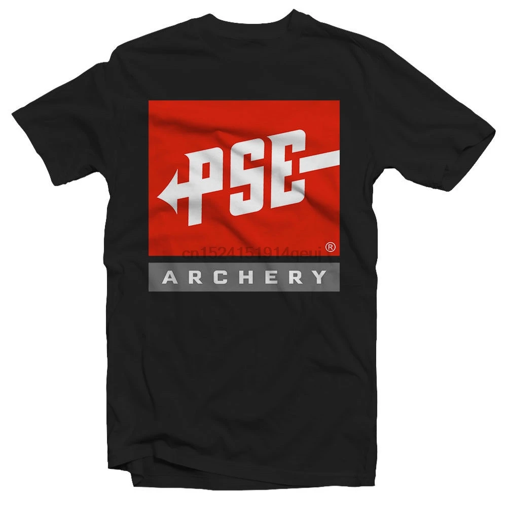 

PSE Archery Tournament Bow Arrow Crossbow Deer Hunting Boar Black T-shirt S-5XL