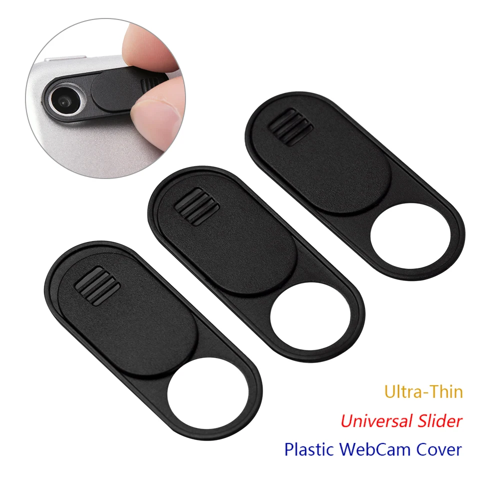 3PCS Universal WebCam Cover Shutter Magnet Slider Plastic Camera Cover for IPhone PC Laptops Mobile Phone Lens Privacy Stick cell phone camera lens