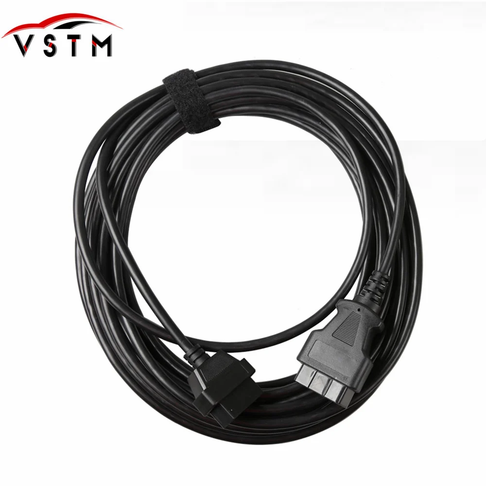 2019 Новое поступление Высокое качество 10 метров OBD2 16PIN Мужской к женскому разъему