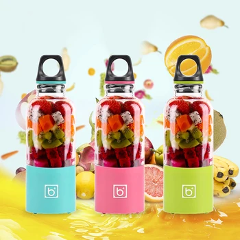 

500ml Electric Juicer Cup USB Rechargeable Juicer Juice Blender Maker Shaker Orange Citrus Lemon Fruit Juicer Kitchen Tools