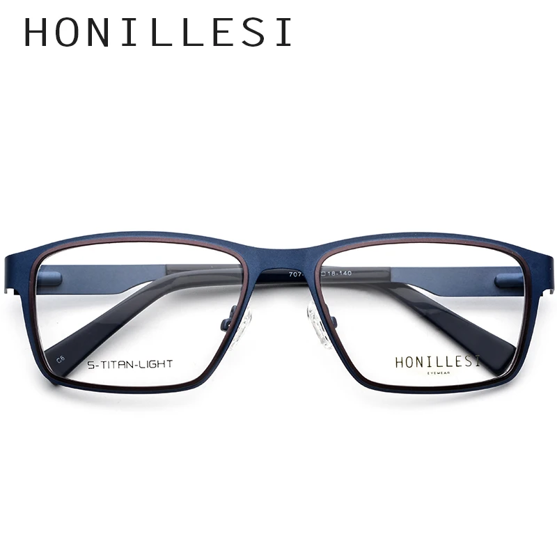 

HONILLESI Glasses Frame Men Ultralight Brand Designer 2018 Male Vintage Square Prescription Eyeglasses Optical Frames Eyewear