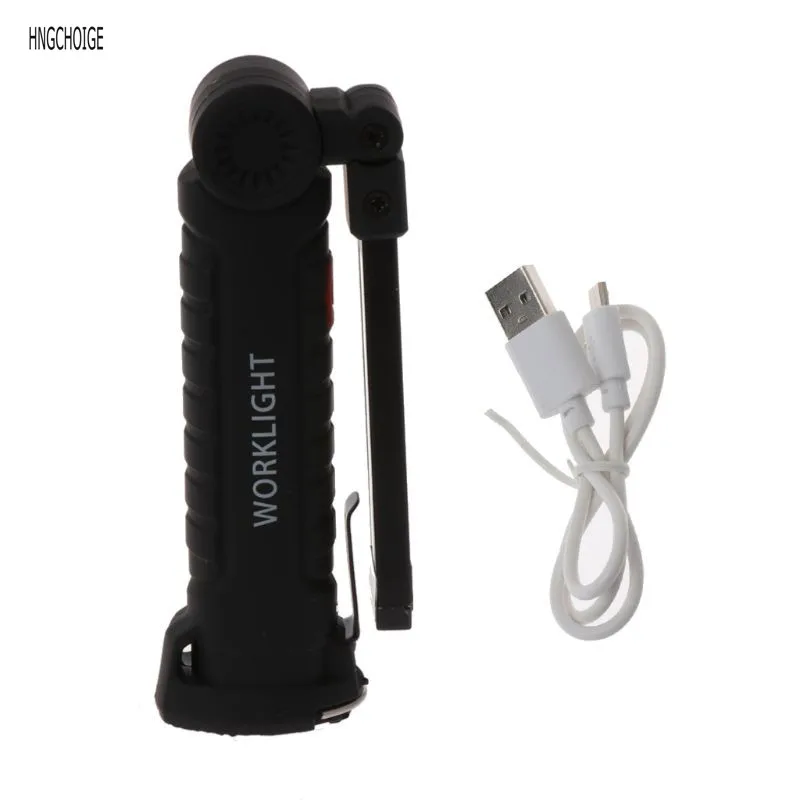 

Portable 5 Mode COB LED Work Light Flashlight Torch USB Rechargeable Magnetic