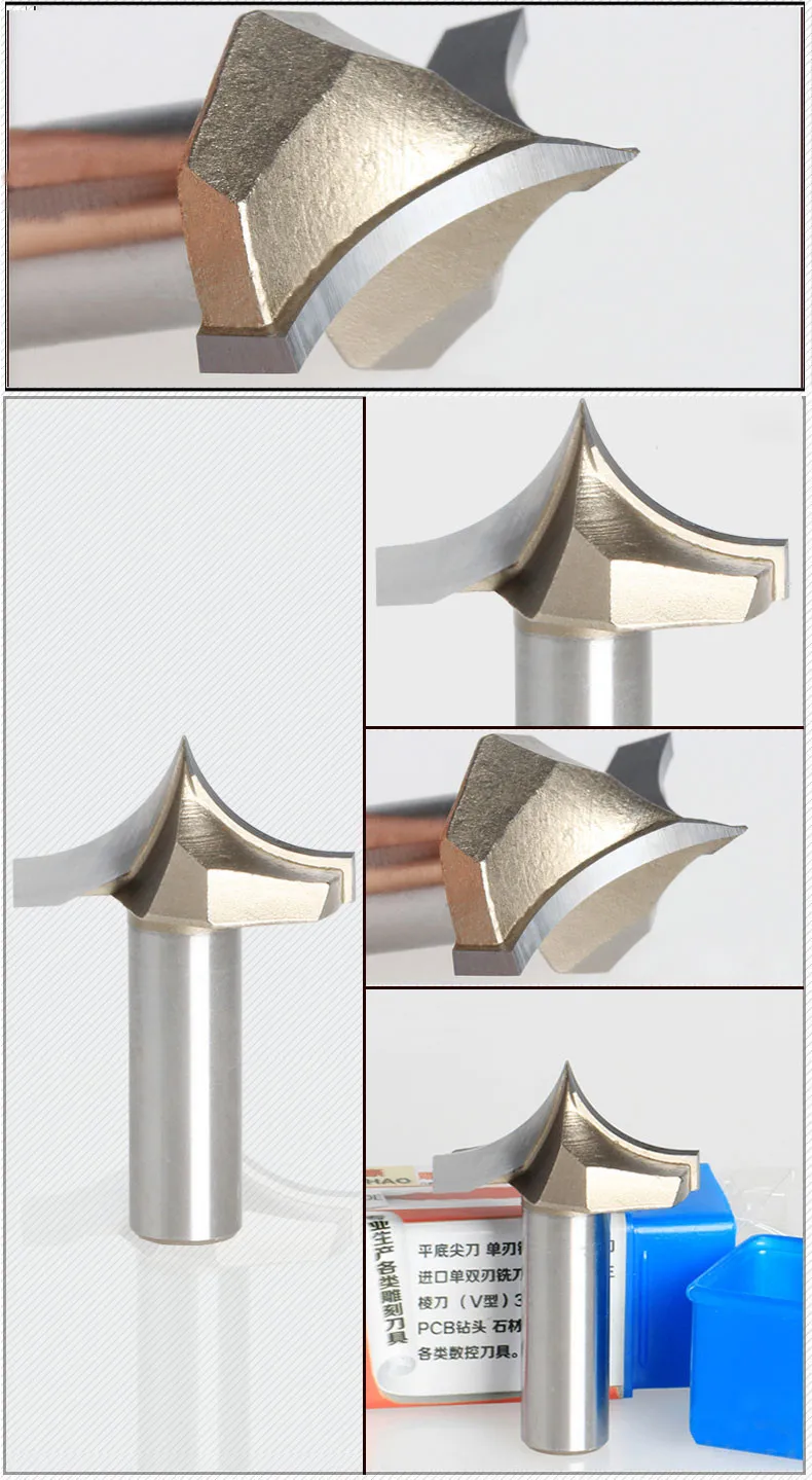 1 шт. 1/2*3/4 фреза по дереву, для станков с ЧПУ режущие инструменты для гравирования по для дерева свёрла