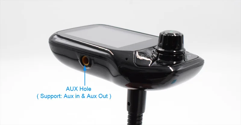 AGETUNR 1," TFT дисплей Bluetooth автомобильный комплект громкой связи QC3.0 Быстрая зарядка fm-передатчик MP3 плеер USB Flash TF AUX вход/выход