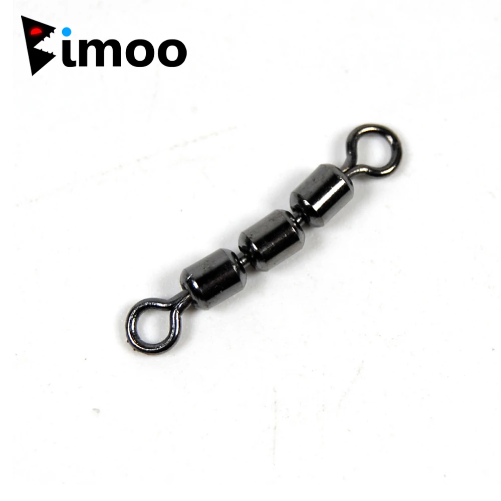 Bimoo 10 قطعة/الحقيبة التريبل المتداول قطب 3 أقسام المتداول يدور الصيد معالجة الاكسسوارات النحاس تزوير يدور #6 #7 #8 #10
