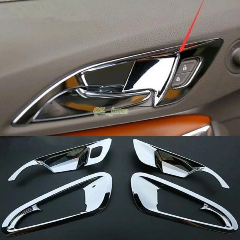 4P Inner handle decorative frame Door Handle cover trim For Chevrolet ...