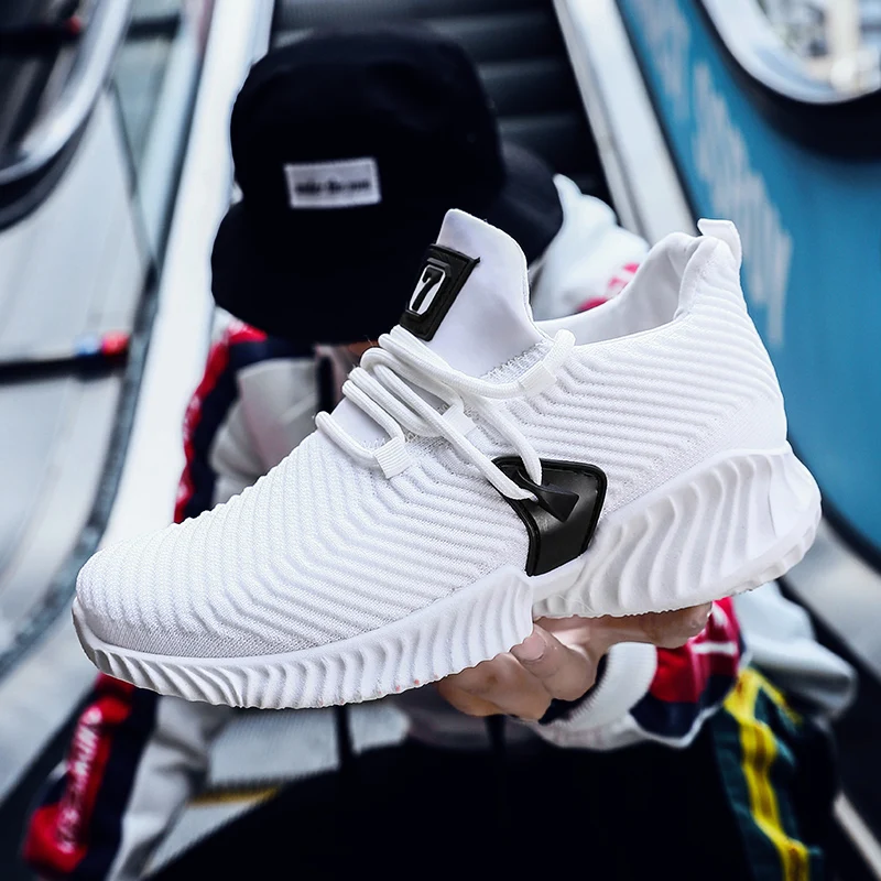 Shoes Men Casual Lightweight Breathable Spring Flats Men Shoes Footwear Zapatos Hombre Shoes Men Chaussure Homme Brand Shoes 46