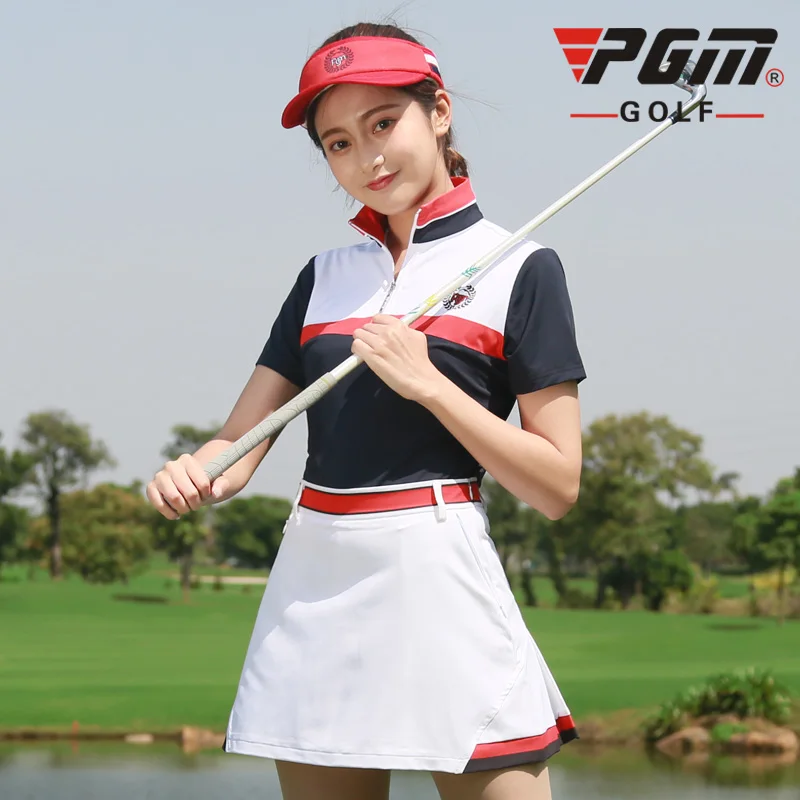 PGM Golf, ультратонкая Женская одежда, тренировочная футболка с коротким рукавом, женская спортивная одежда, летняя одежда, покупатель, набор из 2 предметов, отправка чулок