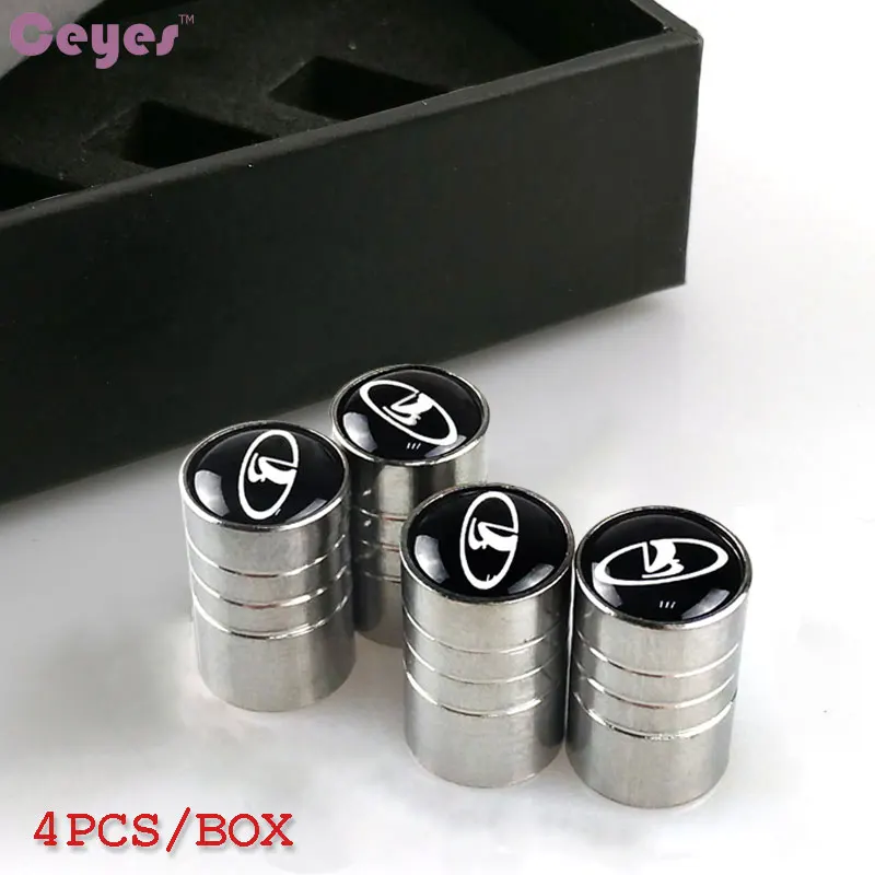 

Auto Car-Styling Wheel Tire Valves Tyre Stem Air Caps Case For Lada Niva Kalina Priora Granta Largus Vaz Samara 2110 Car Styling