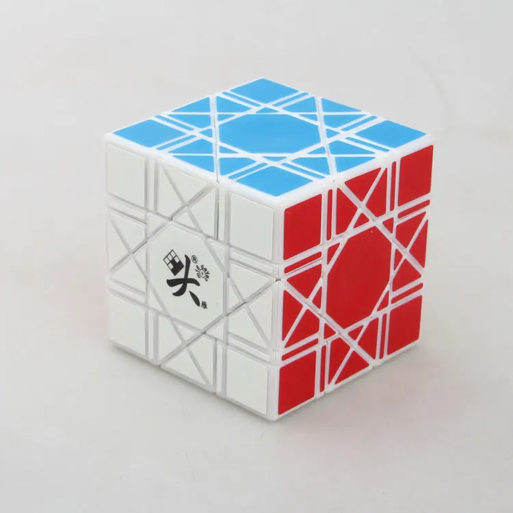 Dayan Bagua Cube Черный/Stless/Wh/Tr 6 осей 8 ранг куб головоломка Cubo Magico развивающая игрушка идея подарка Прямая поставка - Цвет: Белый