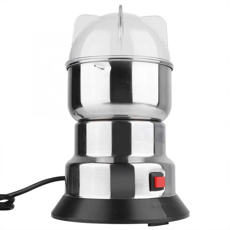 Зерношлифовальная машина из нержавеющей стали специи мунг Bean Grinder Бытовая размольная машина китайский разъем 220 В Электрический Кофе