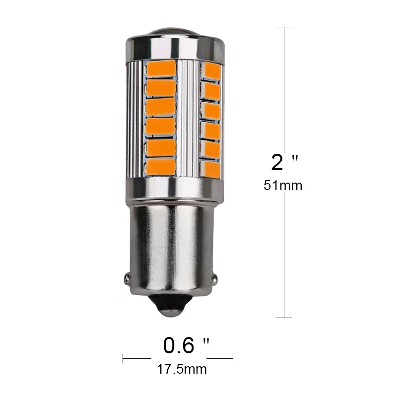 1156 BA15S P21W 5630 5730 12V 33 огни стробоскоп светодиодные автомобильные задние лампы