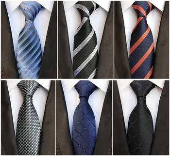 

Unique Design Fashion Explosion Models Fashion Dress Business Tie Quality Polyester Jacquard 8cm Fashion Quality Decorative Tie