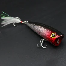 6cm 8.5g 8cm 19g topwater iscas de pesca popper isca crankbait minnow natação manivela iscas