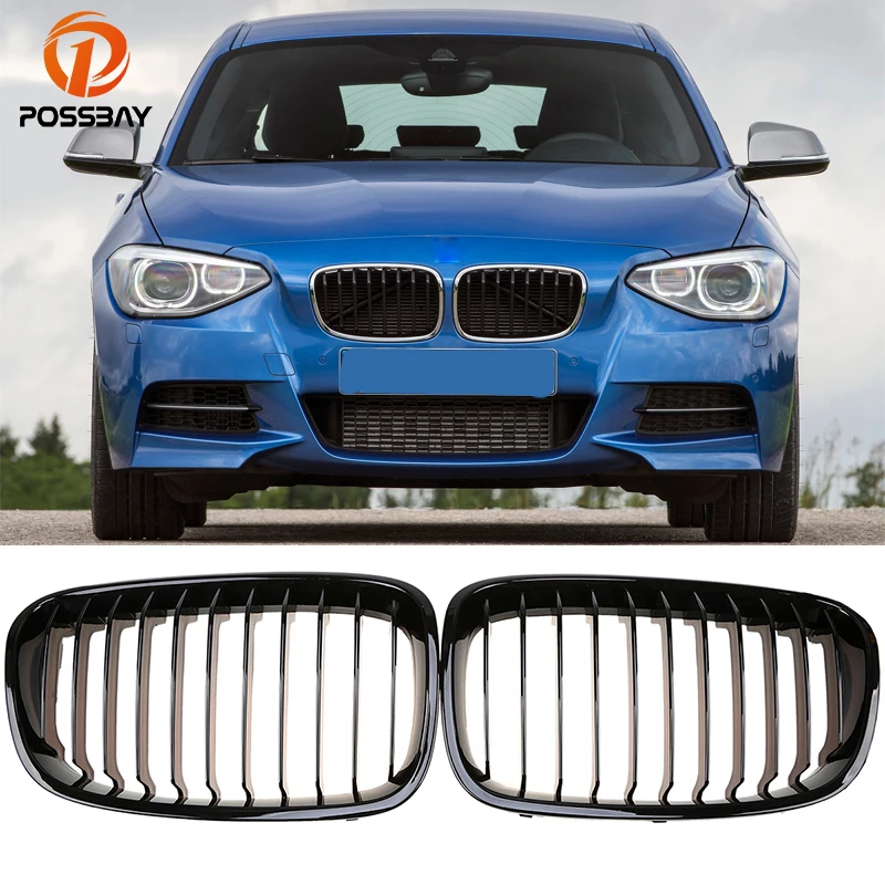 POSSBAY Car Grill for BMW 1 Series F21 116i/118d 3 door