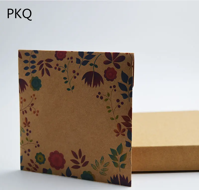 

30pcs Vintage Brown Kraft Paper CD Paper Envelopes DVD Paper Case Bag CD Paper Storage Bags CD Envelope