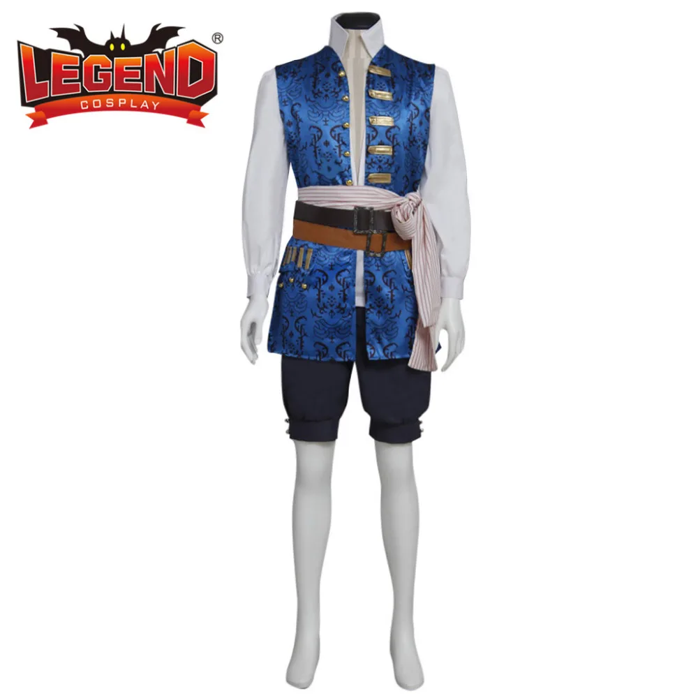 Костюм капитана пирата костюм для косплея куртка жилет штаны наряд взрослых