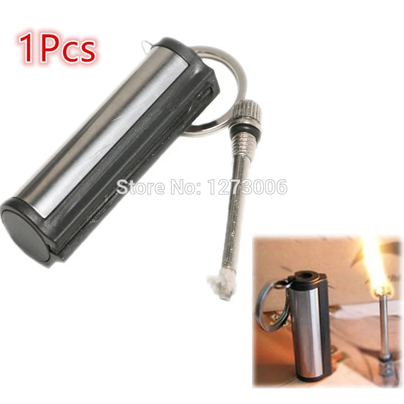 1pc 15000 Times Metal Emergency Fire Starter Flint Match Lighter for