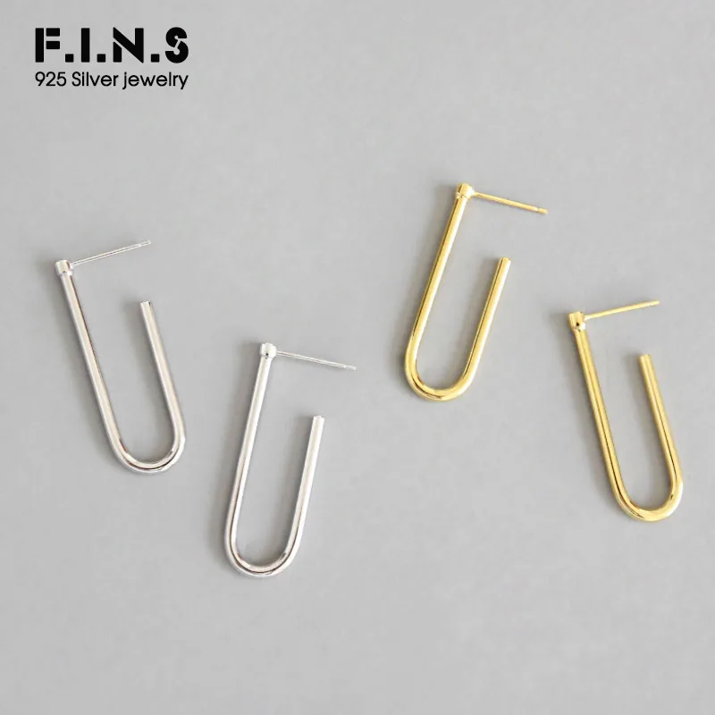 F.I.N.S Minimalist Jewelry U-Shaped Drop Earrings For Women 2019 New Simple 925 Sterling Silver Earrings Geometry Fine Jewelry
F.I.N.S Minimalist Jewelry U-Shaped Drop Earrings For Women 2019 New Simple 925 Sterling Silver Earrings Geometry Fine Jewelry
