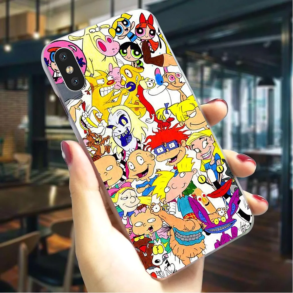 Пластиковый чехол для телефона для iPhone 7 Rugrats чехол для iPhone XR чехол s Xs Max X 8 Plus 6 6S 5S 5 SE