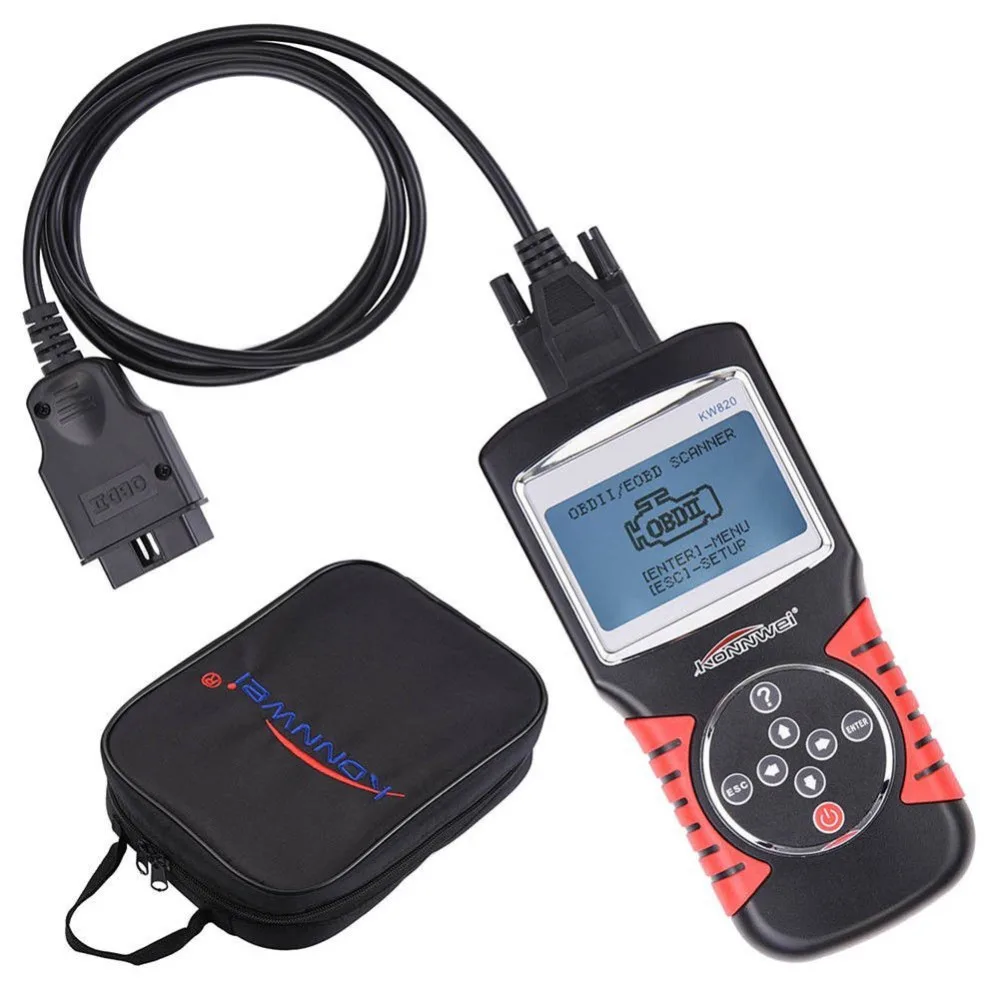 Лучший OBD2 автоматический диагностический сканер Konnwei KW820 поддержка печатной даты автомобильный диагностический инструмент Автомобильный сканер анализатор двигателя dfdf