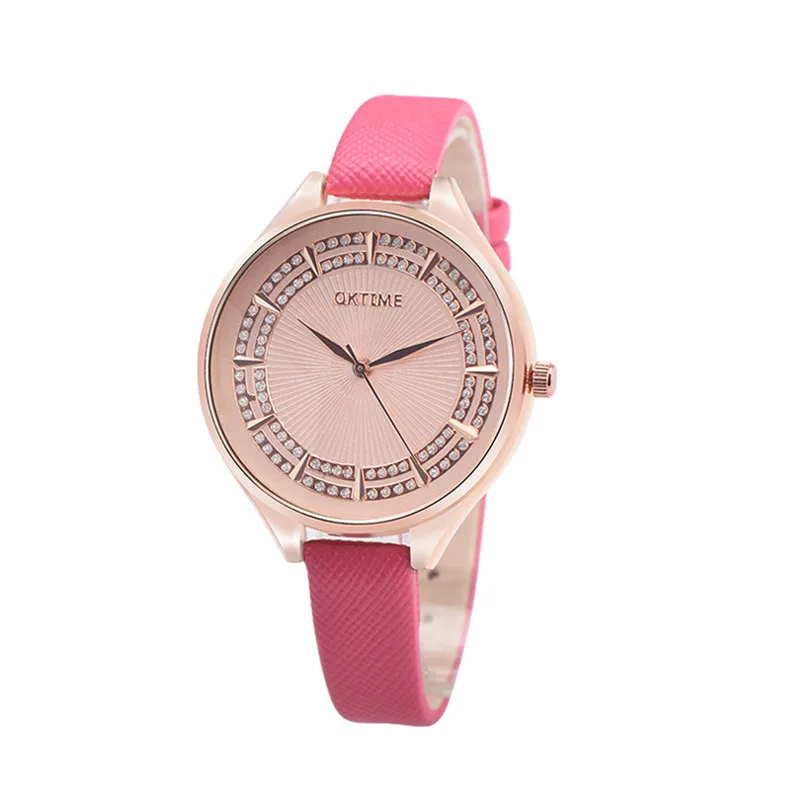 women watch lady female unique clock Retro Diamond Radiance Design