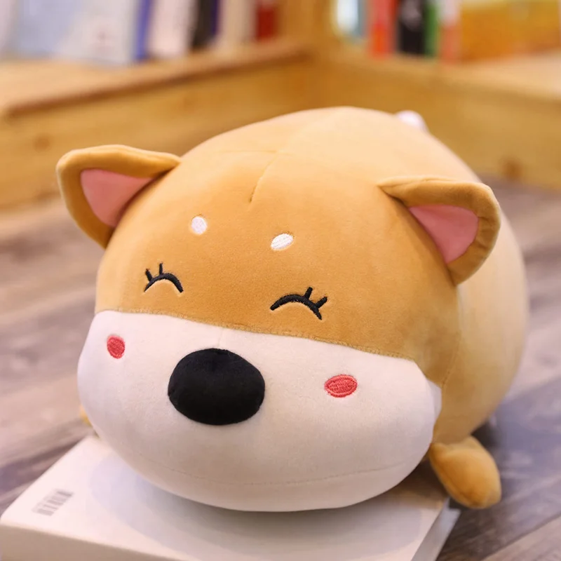 50 см/70 см Милая толстая собака Шиба ину плюшевая игрушка мягкие Kawaii животные мультфильм подушка милый подарок для детей девочка - Цвет: 2