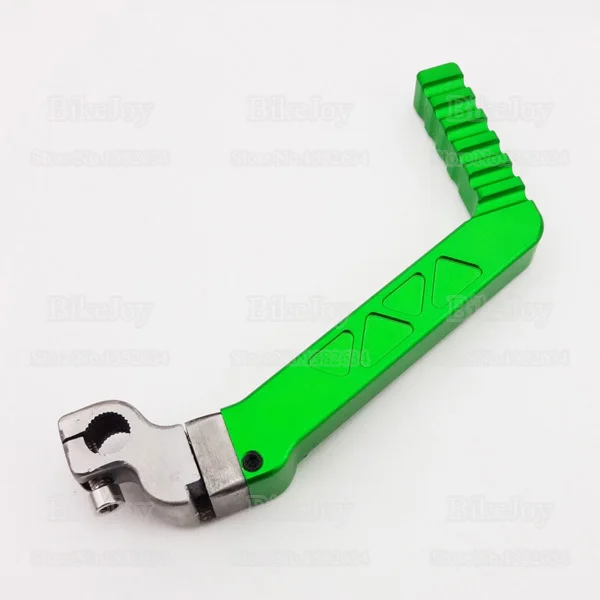 

13mm CNC Kick Start Starter Lever Green for 50cc 110cc 125cc CRF KLX TTR YX Lifan Engine Pit Dirt Bike Motorcycle Motocross