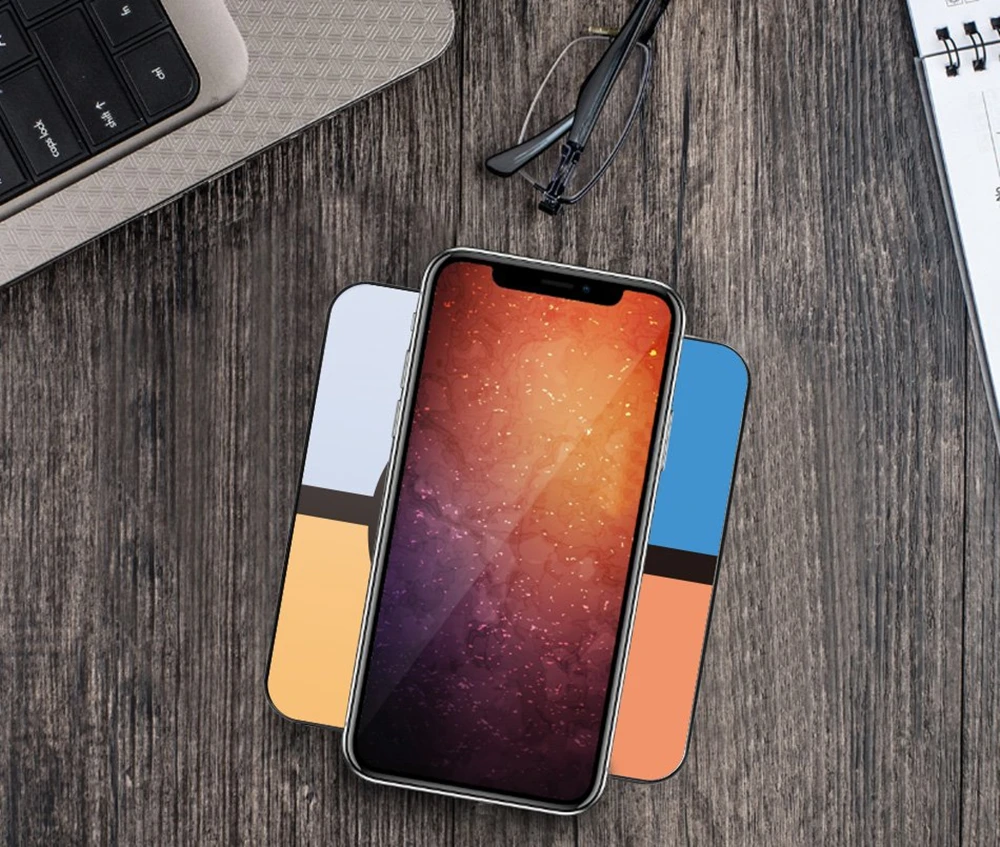 R-tv Box S10 Plus Android 8,1 Беспроводная зарядка 4G/32G RK3328 четырехъядерный ТВ-бокс