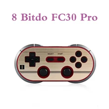 8 Bitdo FC30 Pro Controller Bluetooth Wireless Dual Joystick Classico per iOS Android Gamepad PC Mac Linux