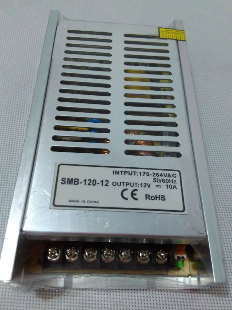 

120W 12V Ультра тонкие Выход Переключения источника питания для Светодиодные ленты светильник