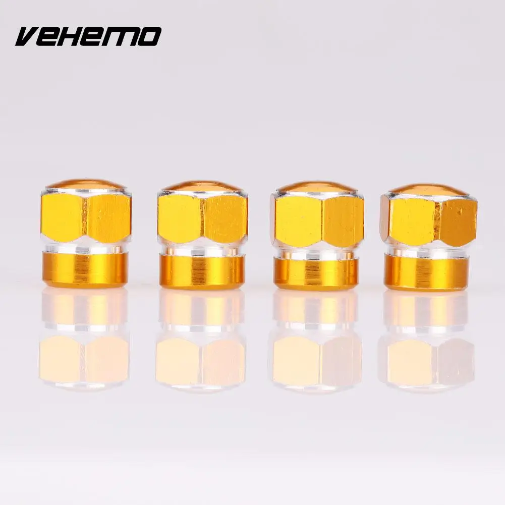 4Pcs Aluminum Alloy Motorcycle Truck Bike Wheel Tire Valve Stems Cap