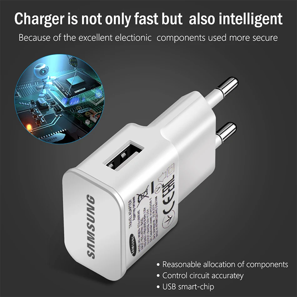 4Samsung Galaxy S6 S7 edge Fast Charger J3 J5 J7 Note 4 5 A3 S2 for xiaomi redmi 3 4 4a 4x note 4x note 5a 5 plus redmi 6 6a