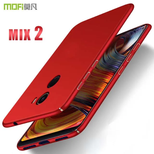 

For Xiaomi Mi Mix 2 Case Cover MOFI Mix 2 Hard PC Back Cover Case For Mi Mix 2 Hard Cover Mix2 Micro Matte Case Capa coque