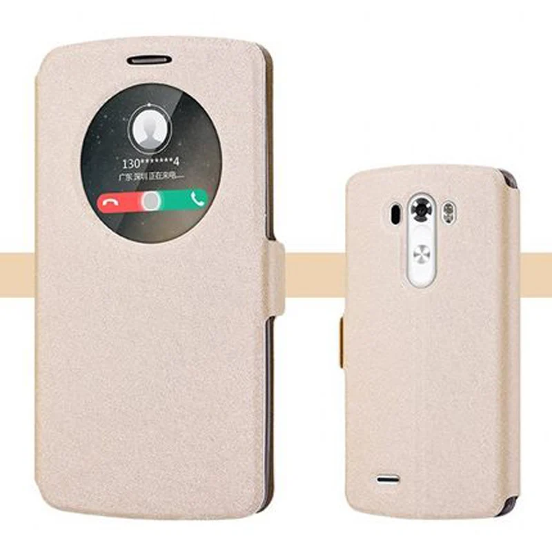 

Open window case For LG G3 G 3 Phone Case cover D830 D855 D857 D858 D859 VS985 F400S F400K F400L F460L flip case back cover