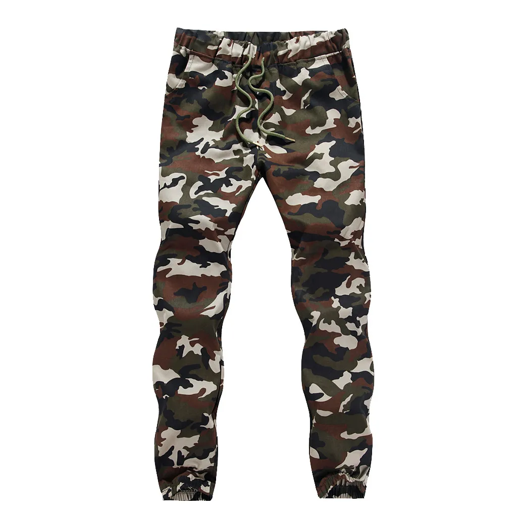 

M-5XL Men's Printed Stretch Camouflage Pants Men's Large Size Fashion Sports Trousers Men Sweatpants high quality W416