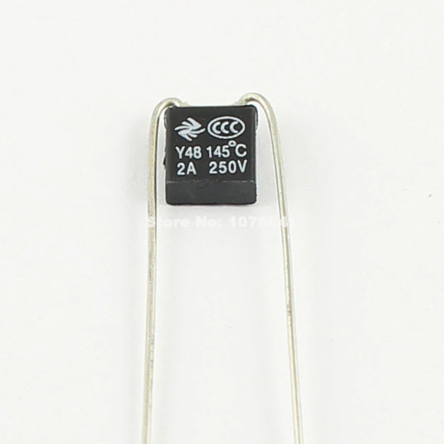 100PCS RH 115℃ 239℉ Thermal Fuse 2A 250V