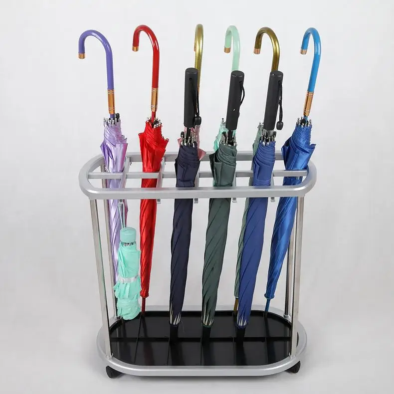 1 PC Umbrella Stand Holder Umbrella Storage Rack 12 Holes Barrel